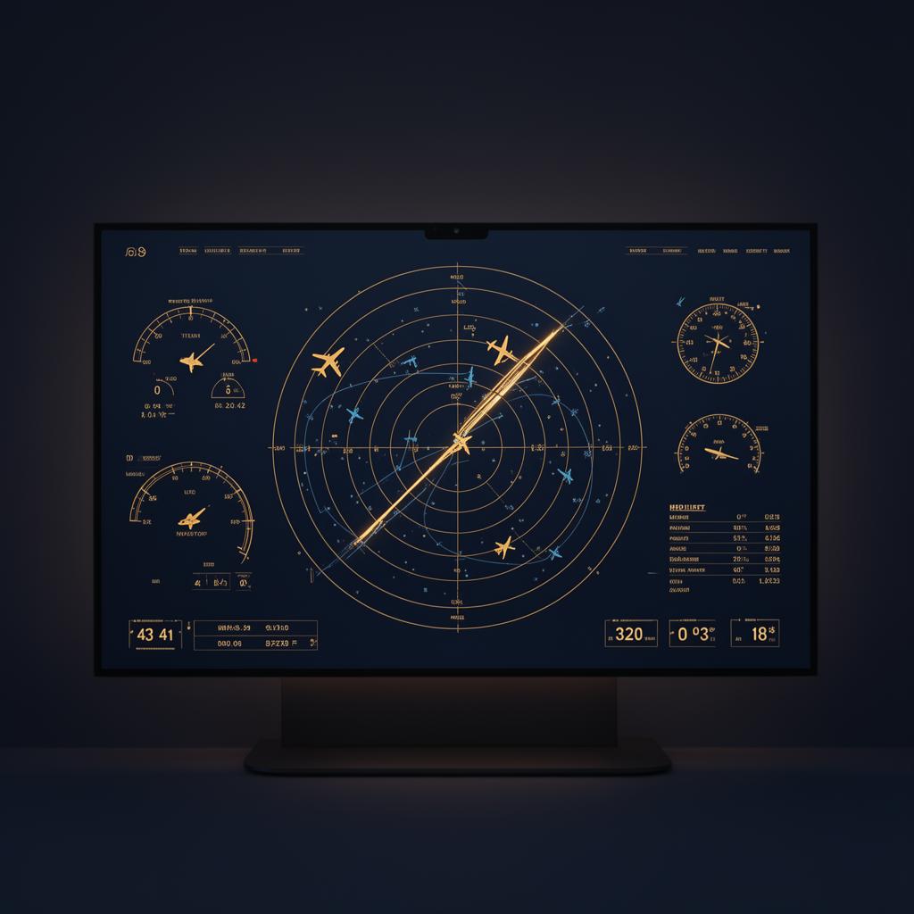 Imperial Flight Media navigation dashboard showing flight-path style media planning data